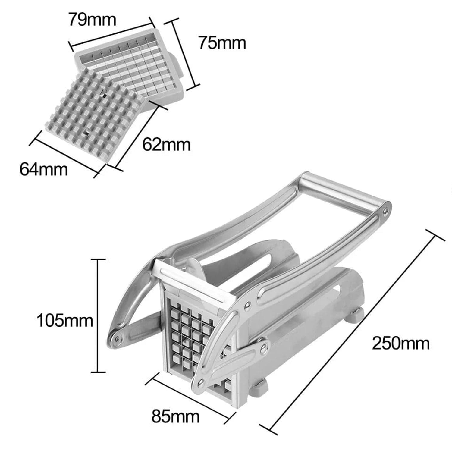 French Fries & Potato Chips Cutter Machine with Blade thumbnail 7