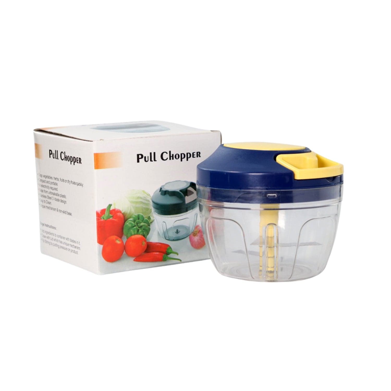 Chopper with Blades for Effortlessly Chopping Vegetables and Fruits for Your Kitchen (650ml) thumbnail 4