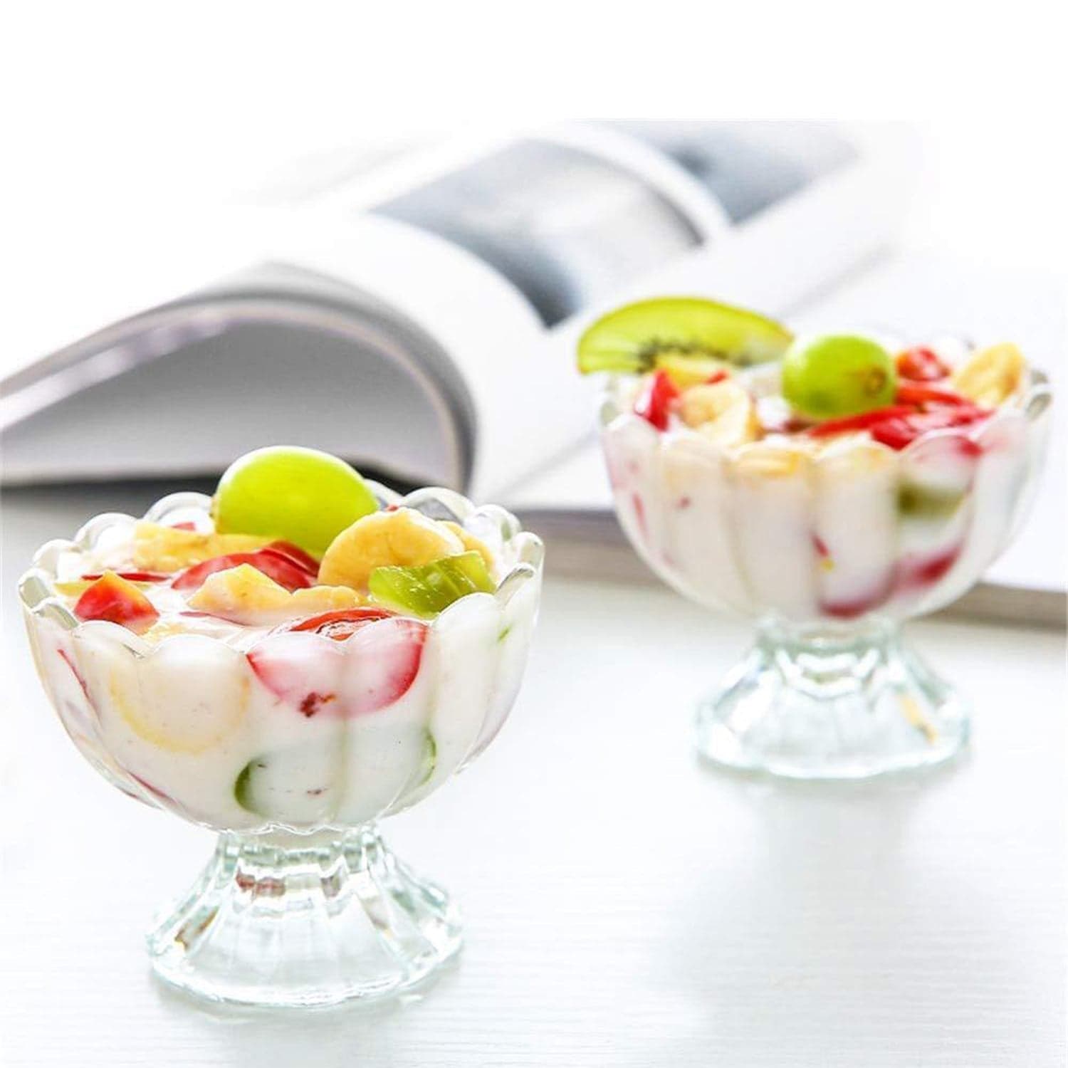 Serving Dessert Bowl Ice Cream Salad Fruit Bowl - 6pcs Serving Dessert Bowl Ice Cream Salad Fruit Bowl - 6pcs thumbnail 1