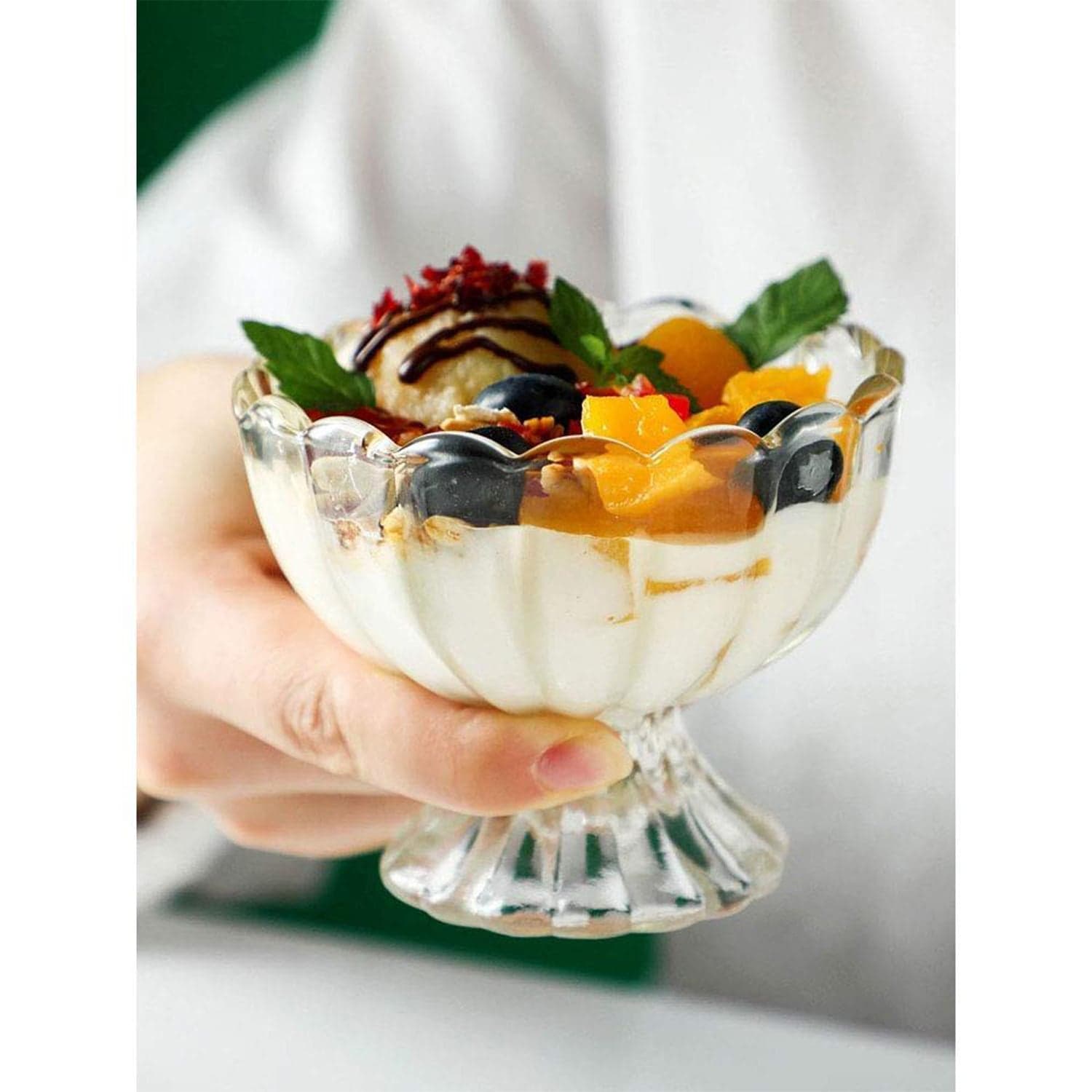 Serving Dessert Bowl Ice Cream Salad Fruit Bowl - 6pcs Serving Dessert Bowl Ice Cream Salad Fruit Bowl - 6pcs thumbnail 3
