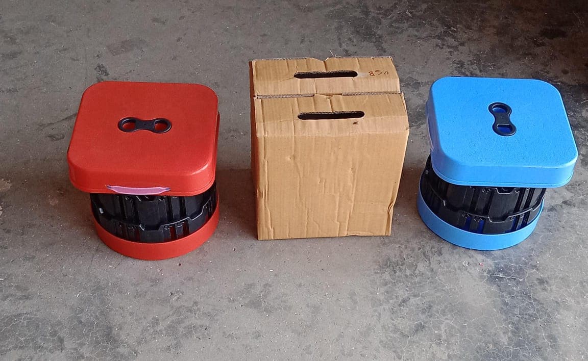 Portable Telescopic Folding Stool, Retractable Folding Stools Portable Lightweight For Indoor And Outdoor Travel, Fishing, Camping, Garden Use (43 Cm) thumbnail 9