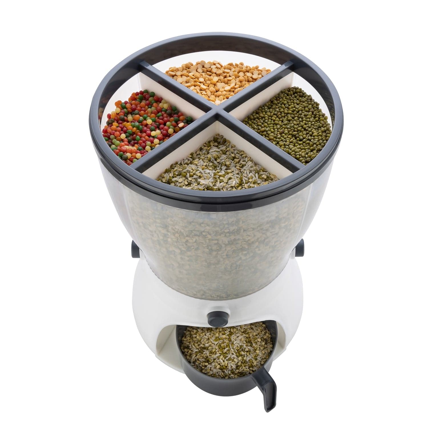 4-in-1 10L Rice & Grain Storage Dispenser thumbnail 3