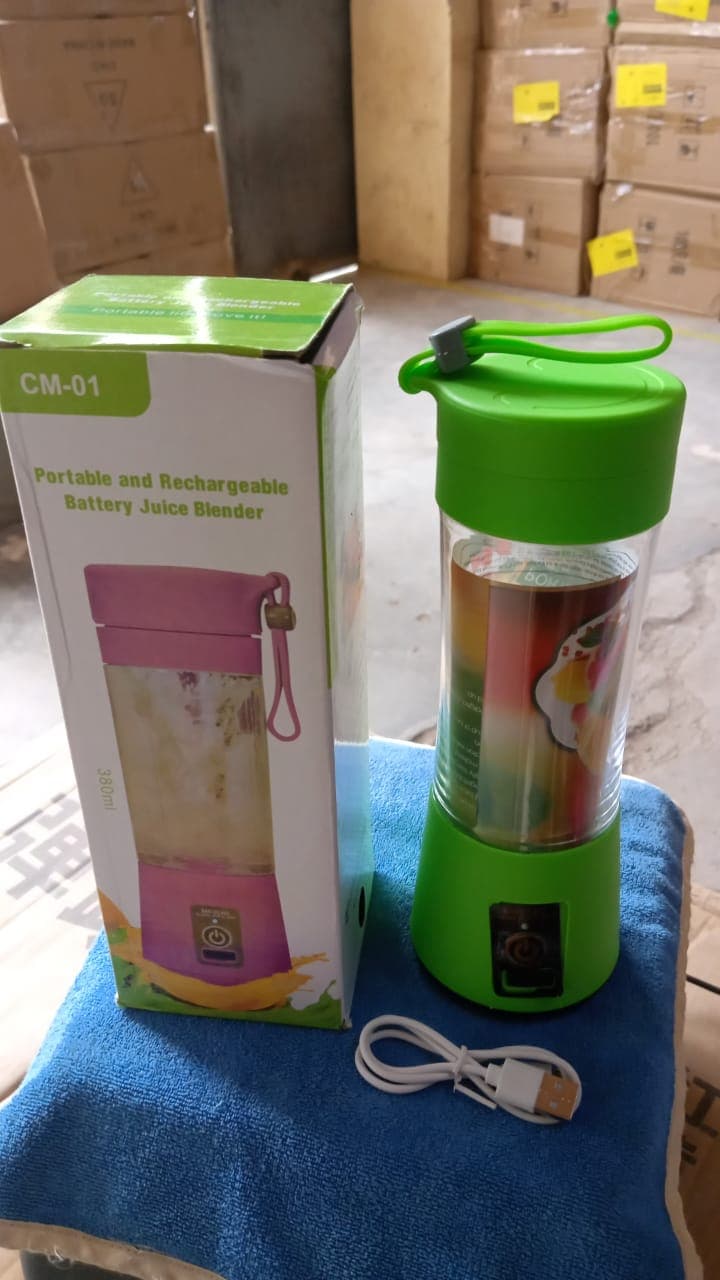 Portable USB Rechargeable 6-Blade Juicer Blender thumbnail 8