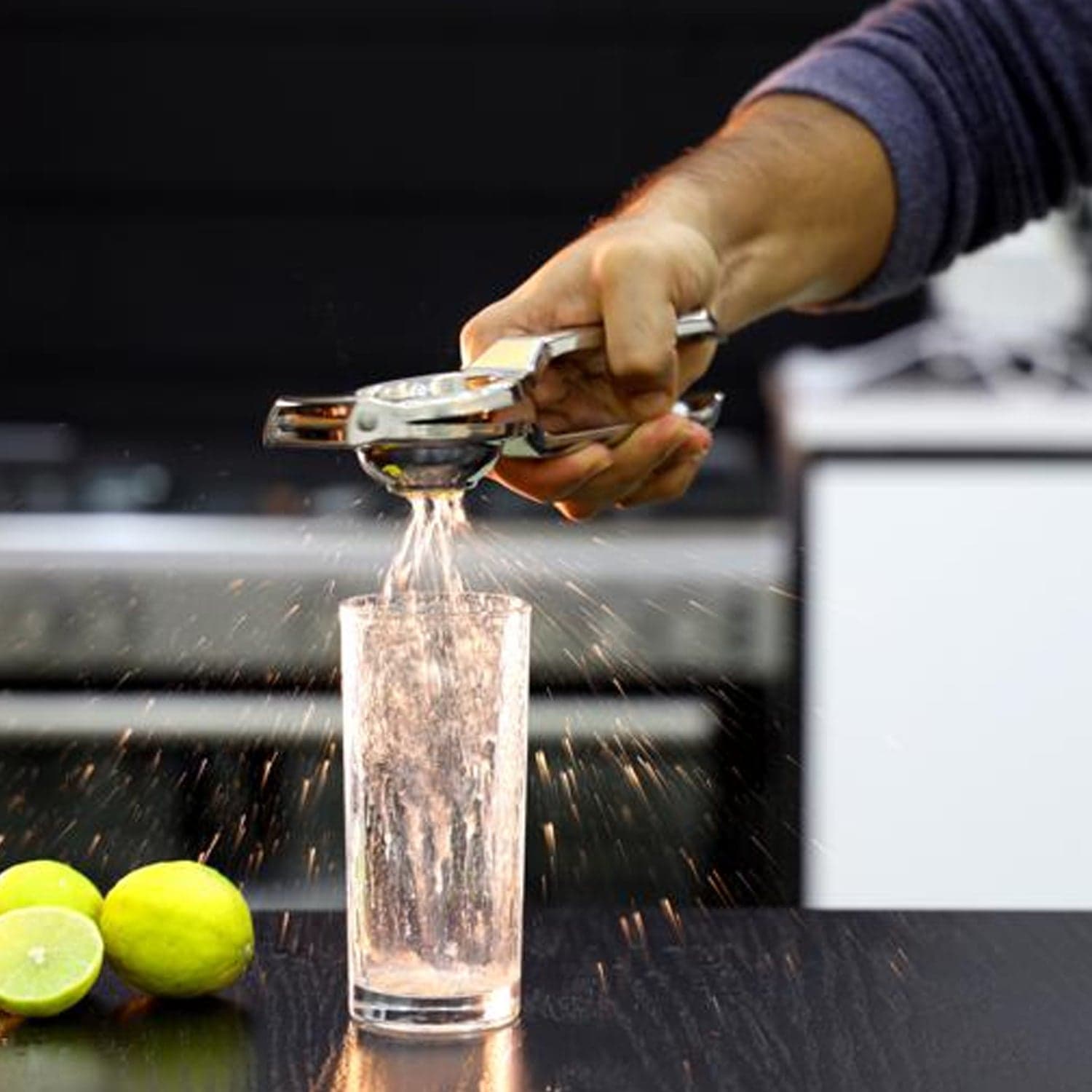 Stainless Steel Lemon Squeezer for Efficient Juice Extraction thumbnail 1
