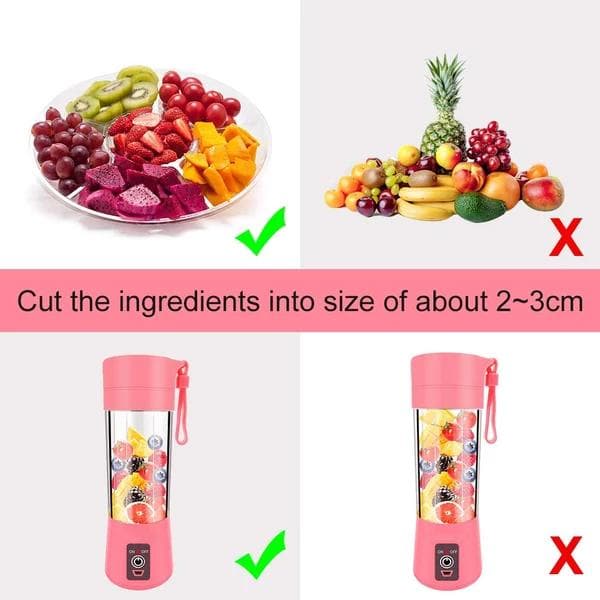 Multi-Purpose Portable Usb Electric Juicer 6-Blades ID-0138 thumbnail 5