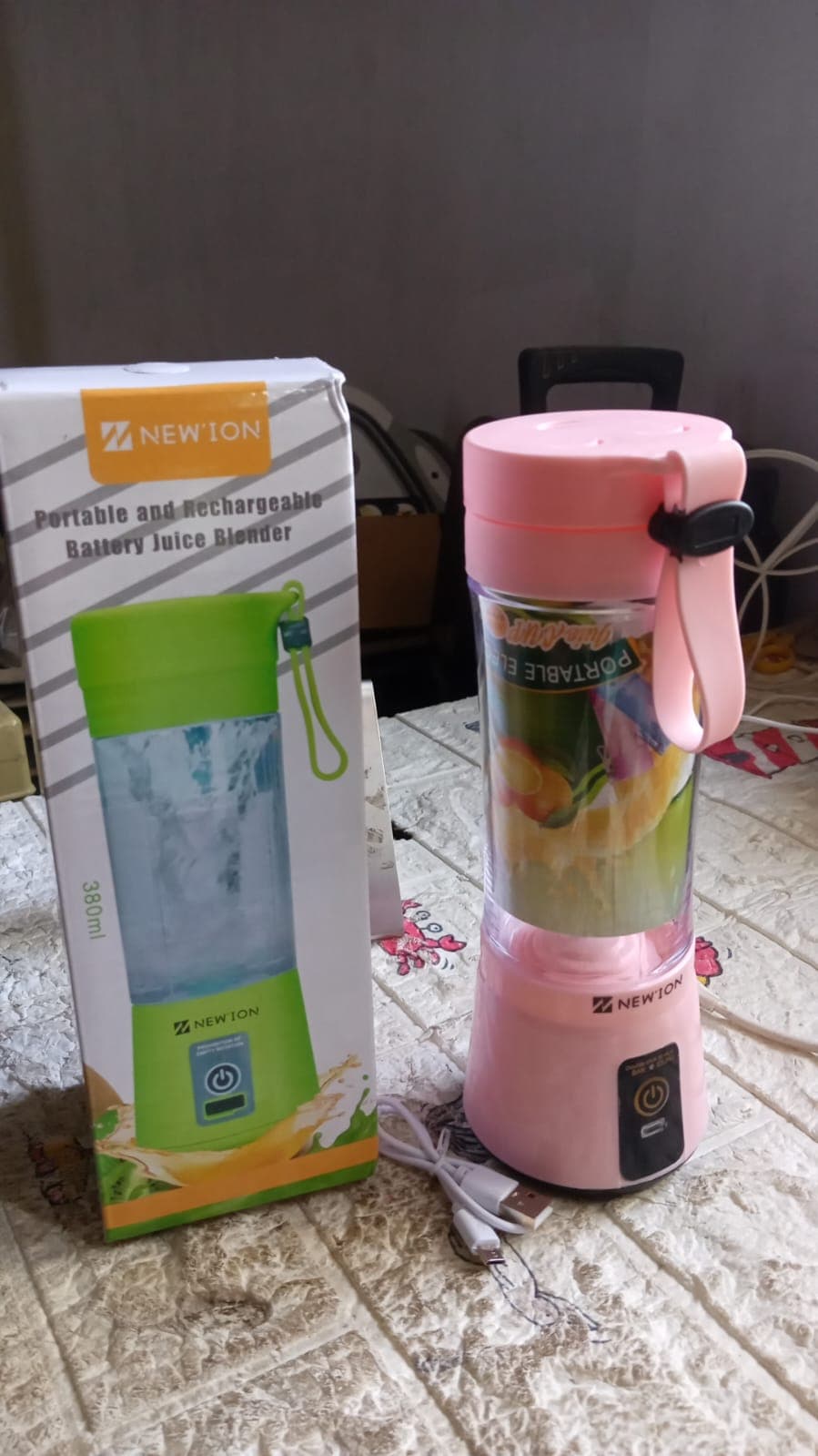 Multi-Purpose Portable Usb Electric Juicer 6-Blades ID-0138 thumbnail 7
