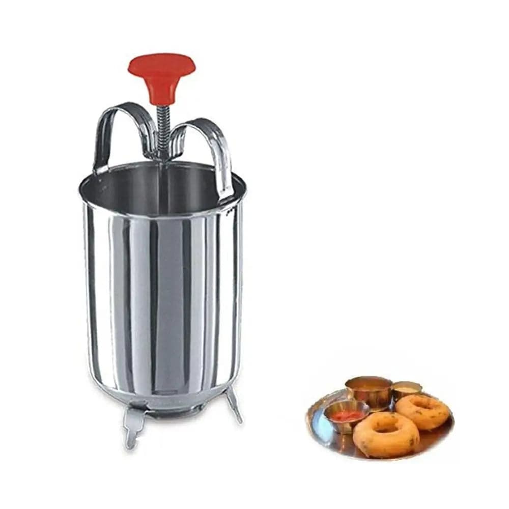 Stainless Steel Medu Vada And Donut Maker For Perfectly Shaped And Crispy Vada Maker thumbnail 1