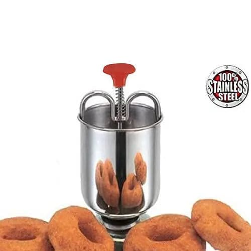 Stainless Steel Medu Vada And Donut Maker For Perfectly Shaped And Crispy Vada Maker thumbnail 2