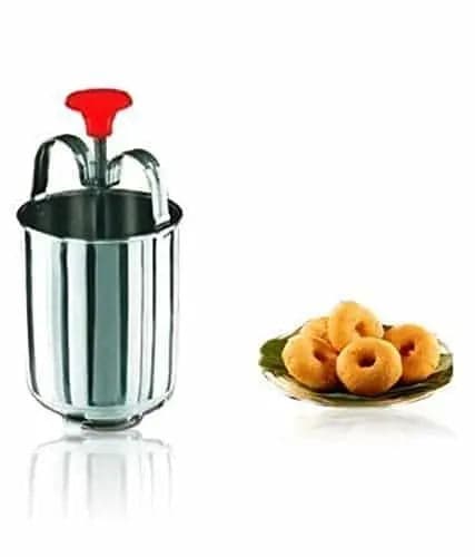 Stainless Steel Medu Vada And Donut Maker For Perfectly Shaped And Crispy Vada Maker thumbnail 6