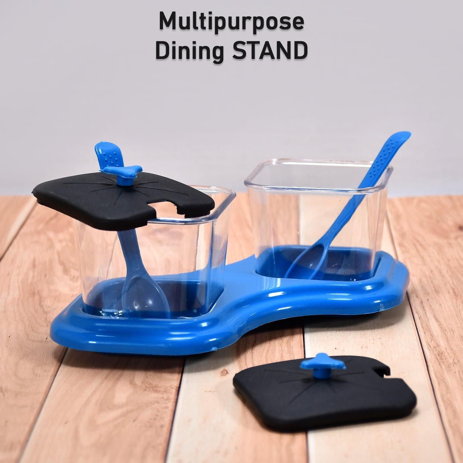 2-Piece Dining Stand with Pickle Jar, Spice Tray & Spoons thumbnail 6