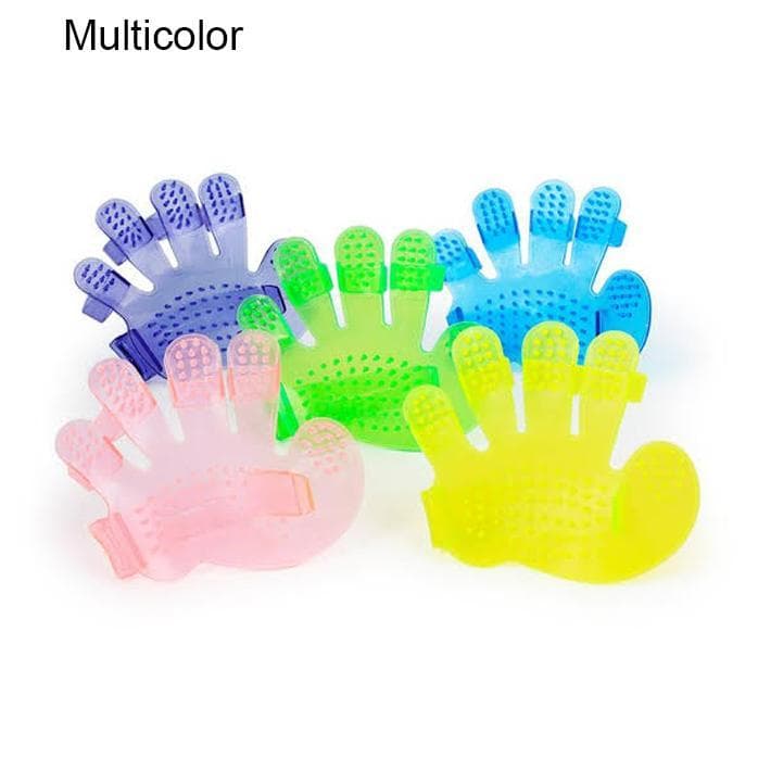Rubber Pet Cleaning Massaging Grooming Glove Brush thumbnail 6