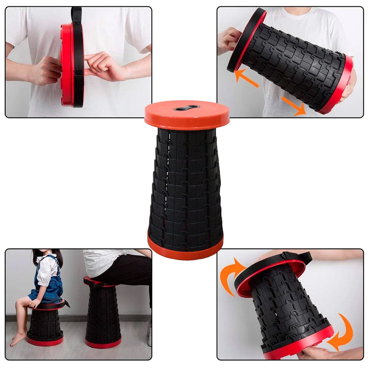 Retractable Folding Stools (1 Pc) thumbnail 4