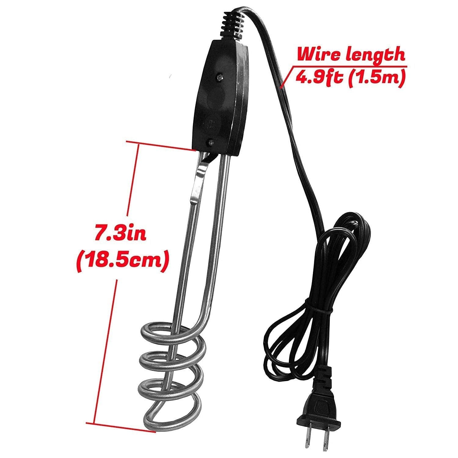 1000W-220V Water Heater Portable Electric Immersion Element Boiler thumbnail 5