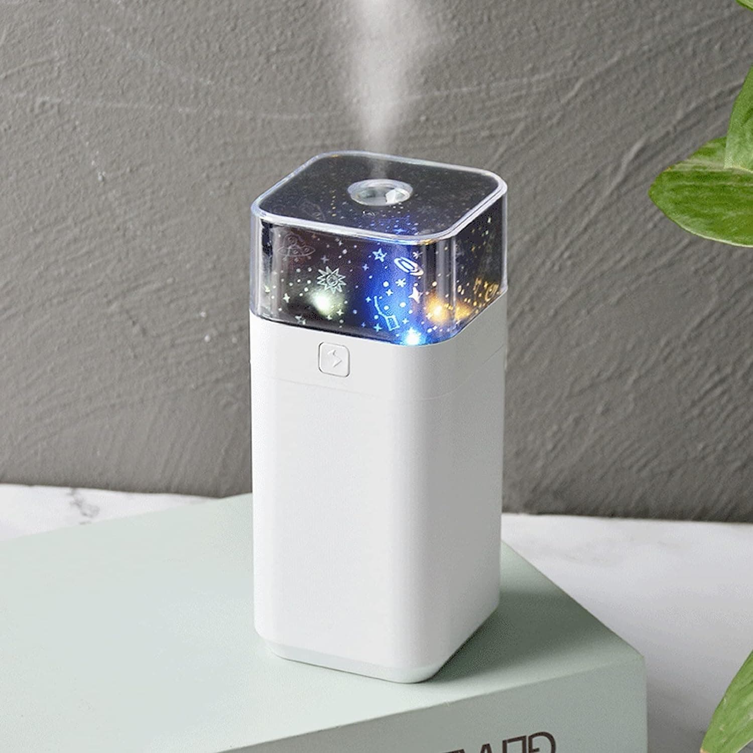 Star Night Light Projector Humidifier (300ml): Ultrasonic, LED Night Light, Kids Room thumbnail 1