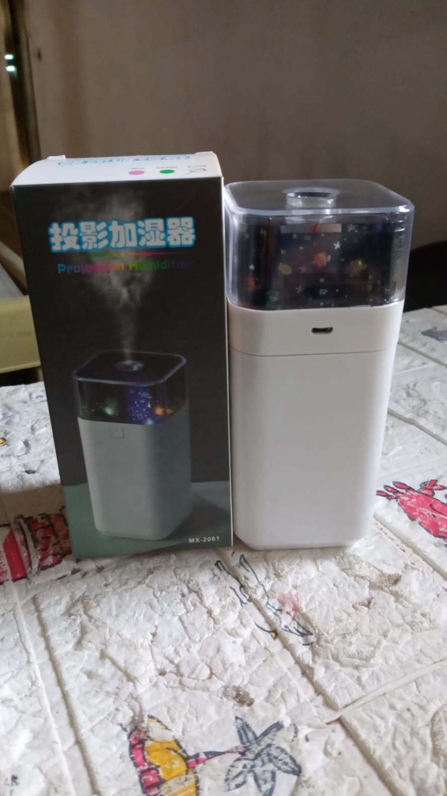 Star Night Light Projector Humidifier (300ml): Ultrasonic, LED Night Light, Kids Room thumbnail 12