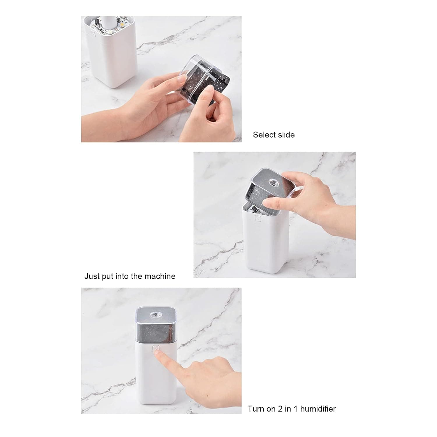 Star Night Light Projector Humidifier (300ml): Ultrasonic, LED Night Light, Kids Room thumbnail 6