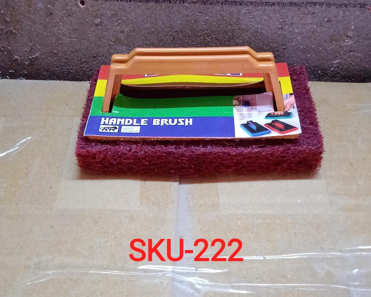 Handle Scrubber Brush widely used by all types of peoples for washing utensils and stuffs in all kinds of bathroom and kitchen places etc. thumbnail 9