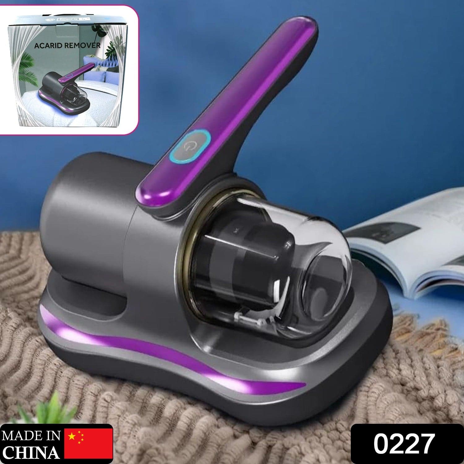 Powerful Suction Portable Handheld Vacuum Cleaner - Low Noise Vacuum Cleaner For Bed - Cordless Vacuum Cleaner For Car Seat Crevices Pillows thumbnail 2