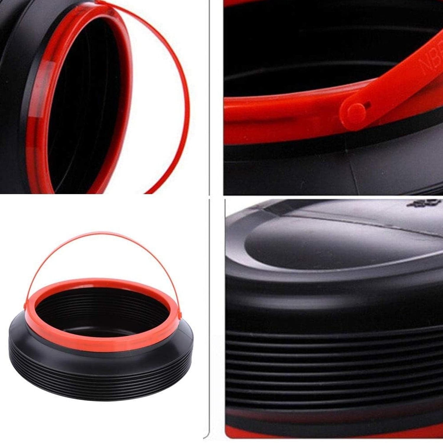 Foldable Storage Bucket , Water Container & Dustbin Multiuse Bucket For Home , Car & Kitchen Use Bucket ID-0249 thumbnail 5