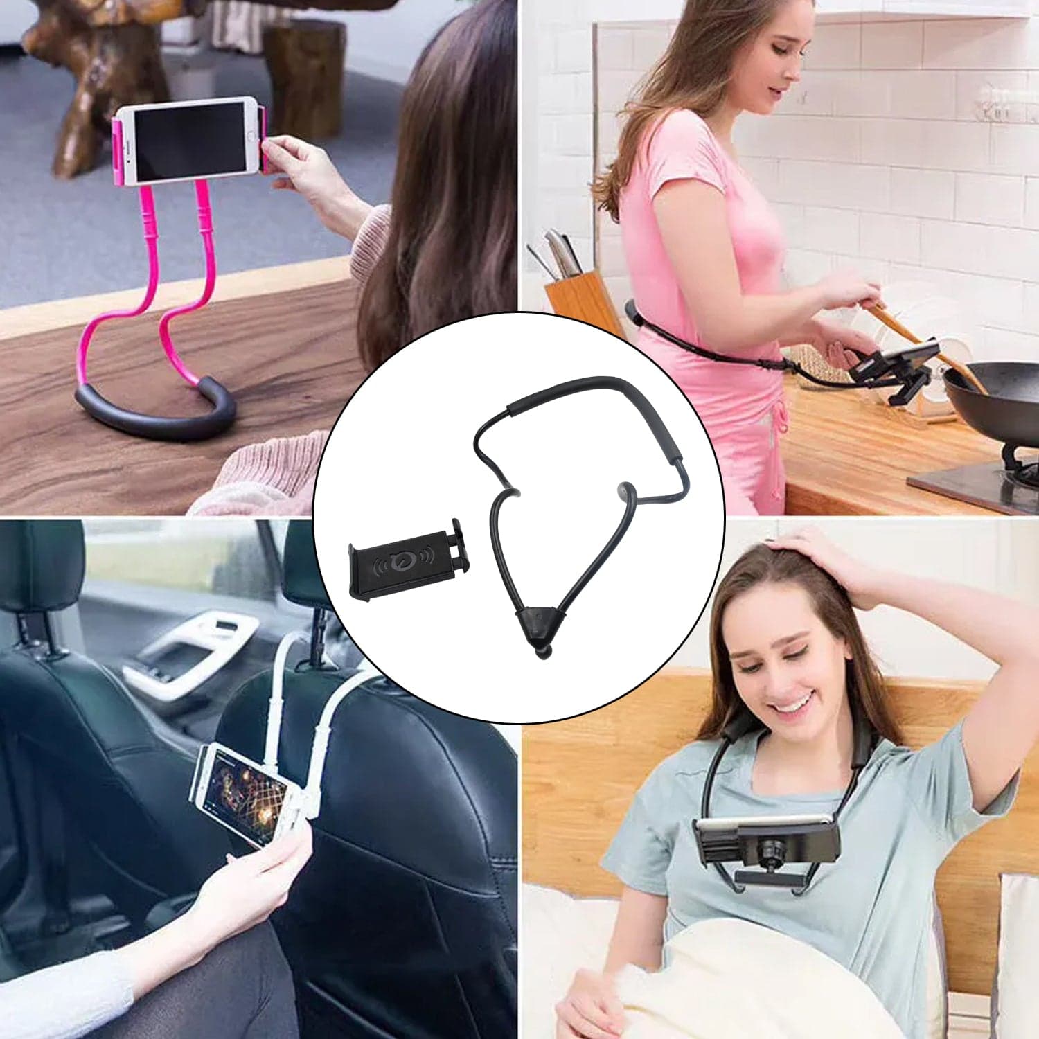 Multi Functional Flexible Long Arms Stand Hanging on Neck Universal Mobile Phone Stand Lounger's Bracket for Mobile Phone Tablet PC Desktop thumbnail 3