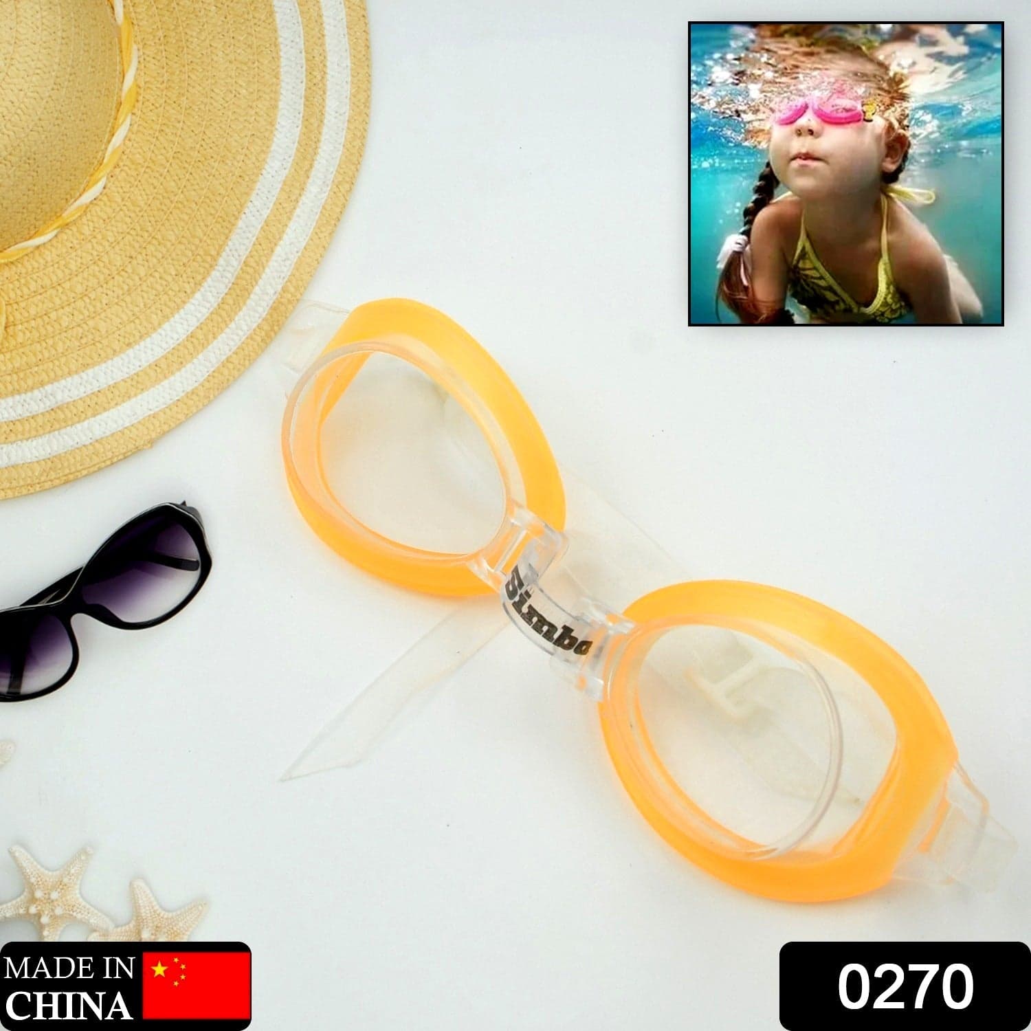 Cute Design Adjustable Swimming Goggles Summer Season Pool Party Swim Sunglasses For Kids Boys thumbnail 2