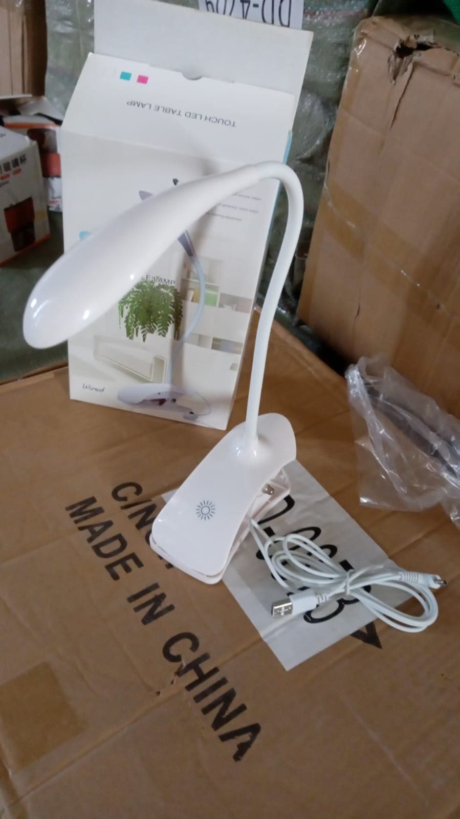 Desk Lamp Adjustable Gooseneck Usb Rechargeable 3 Modes Of Lighting thumbnail 11
