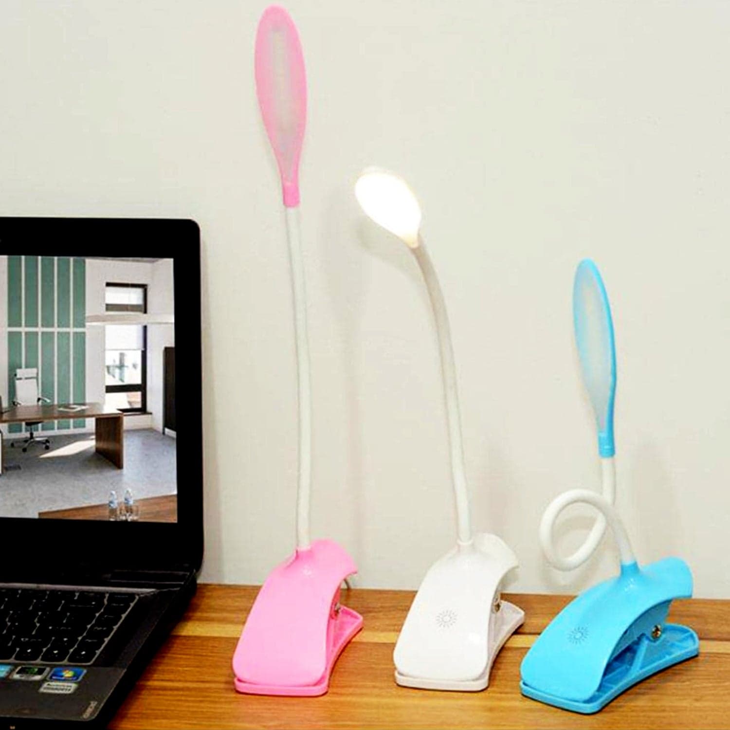 Desk Lamp Adjustable Gooseneck Usb Rechargeable 3 Modes Of Lighting thumbnail 8