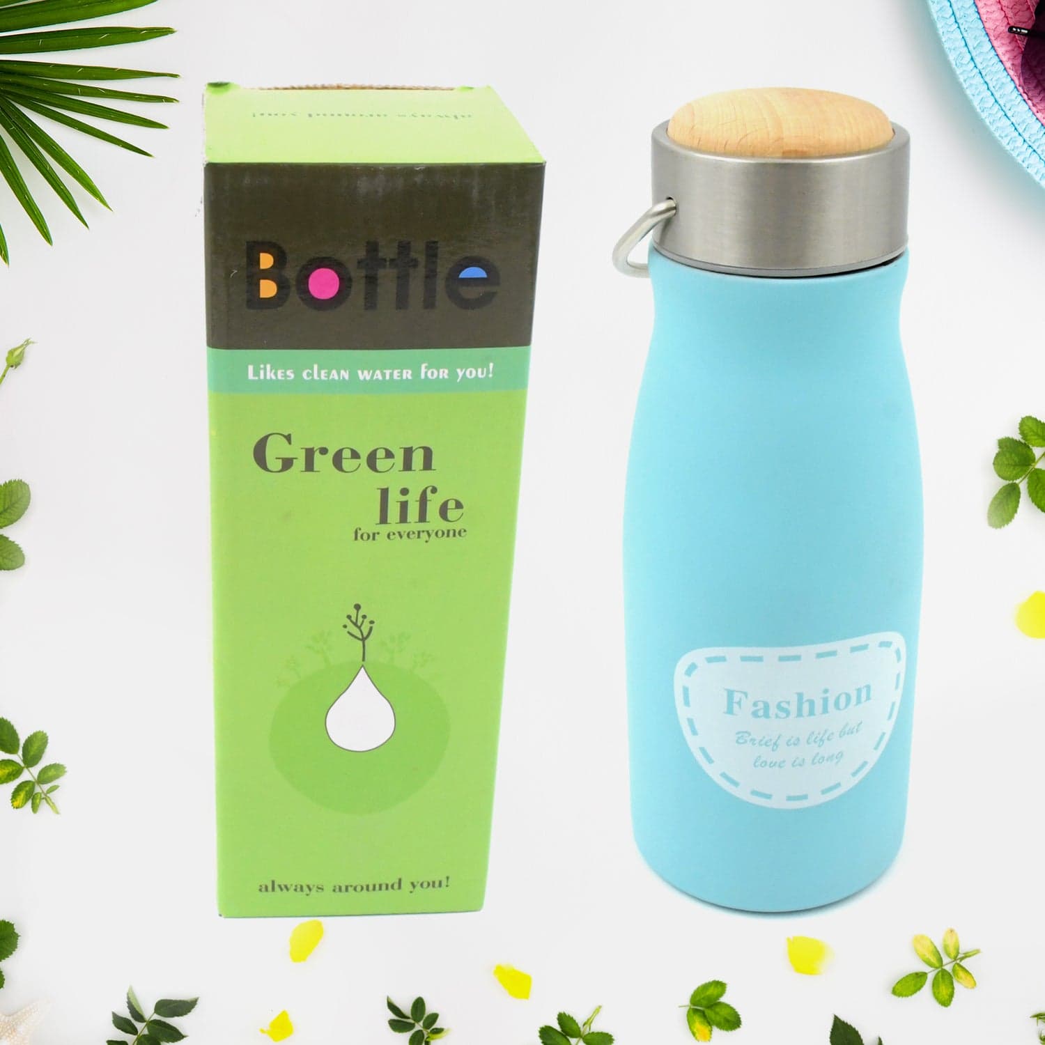 Stainless Steel Water Bottle for Gym & Office (360ml, Leak-Proof) thumbnail 3