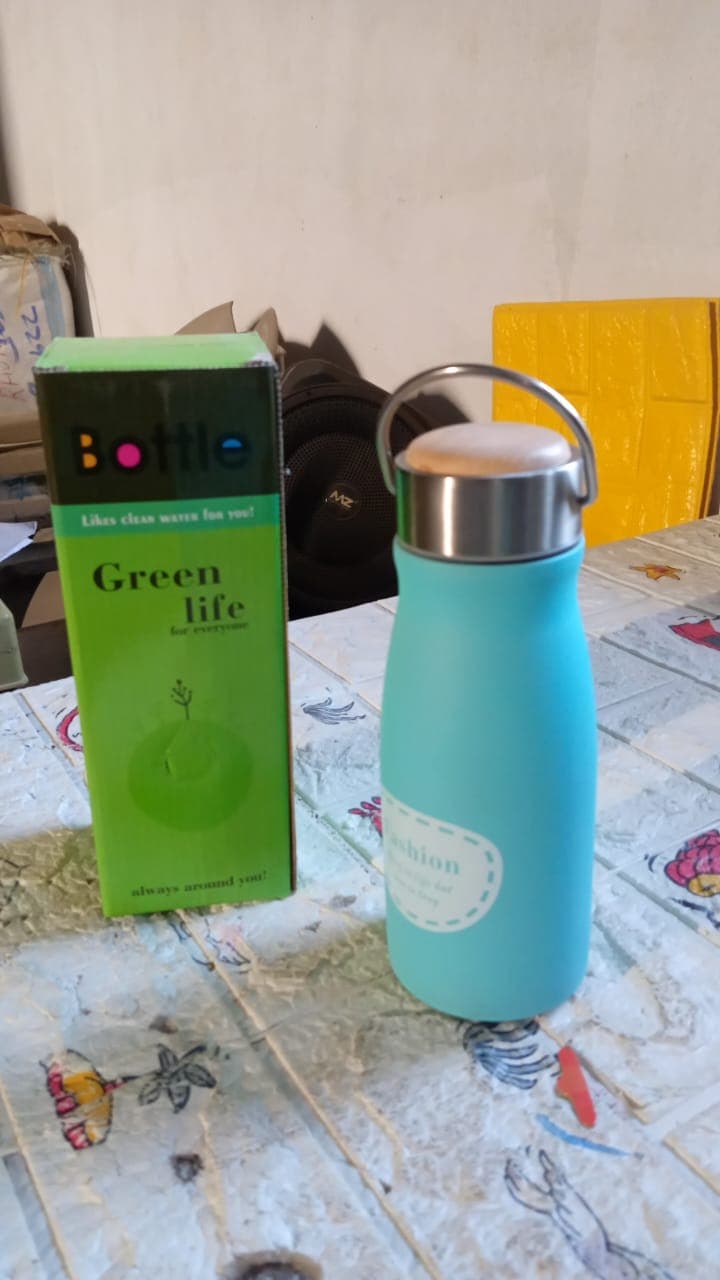 Stainless Steel Water Bottle for Gym & Office (360ml, Leak-Proof) thumbnail 8