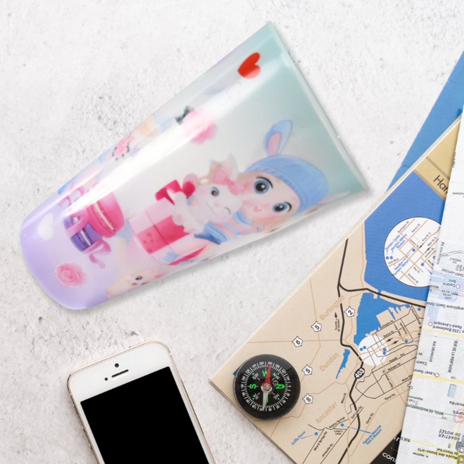 Unicorn Water Bottle with Straw & Lid for Kids (Without Light) thumbnail 1