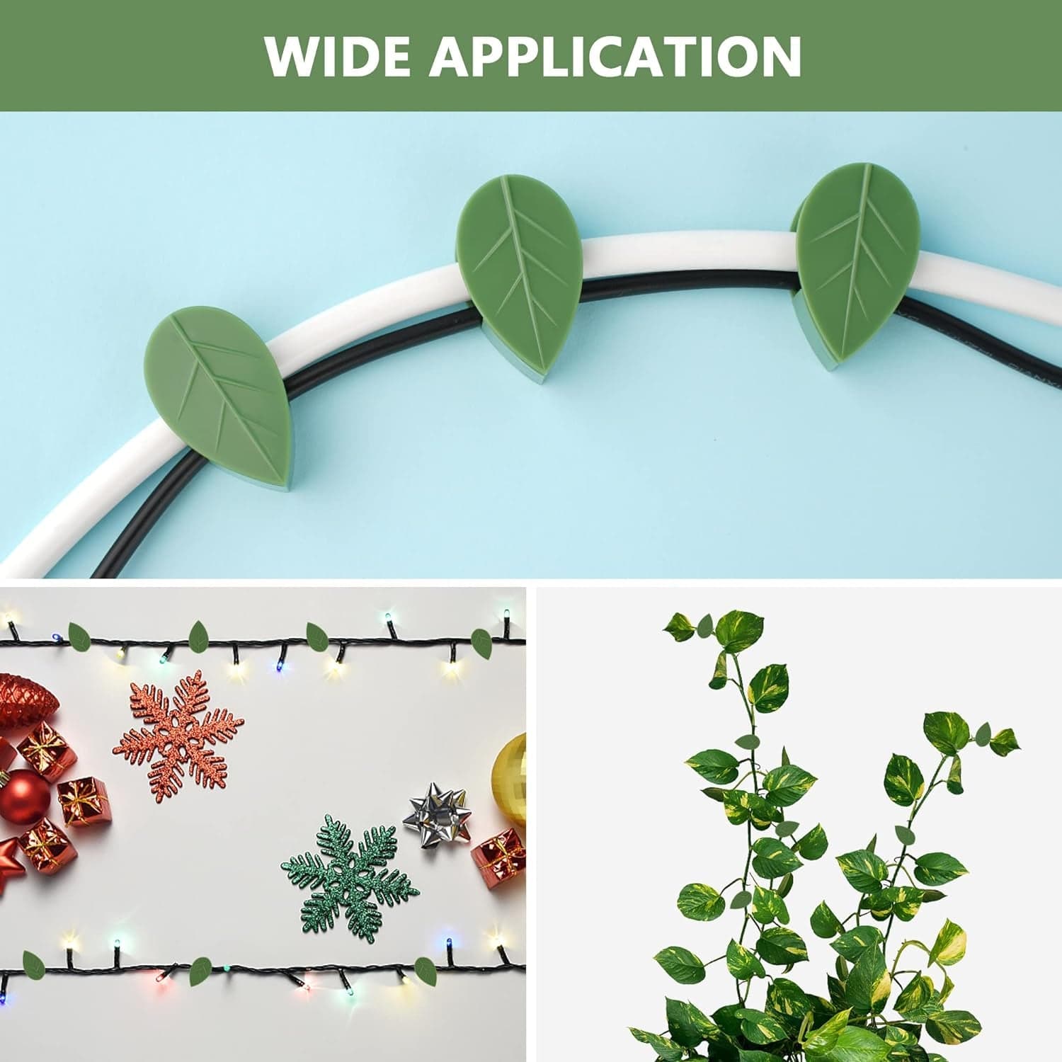 Plant Climbing Wall Fixture Clip Self-Adhesive Hook Vines (30 Pcs Set) thumbnail 5