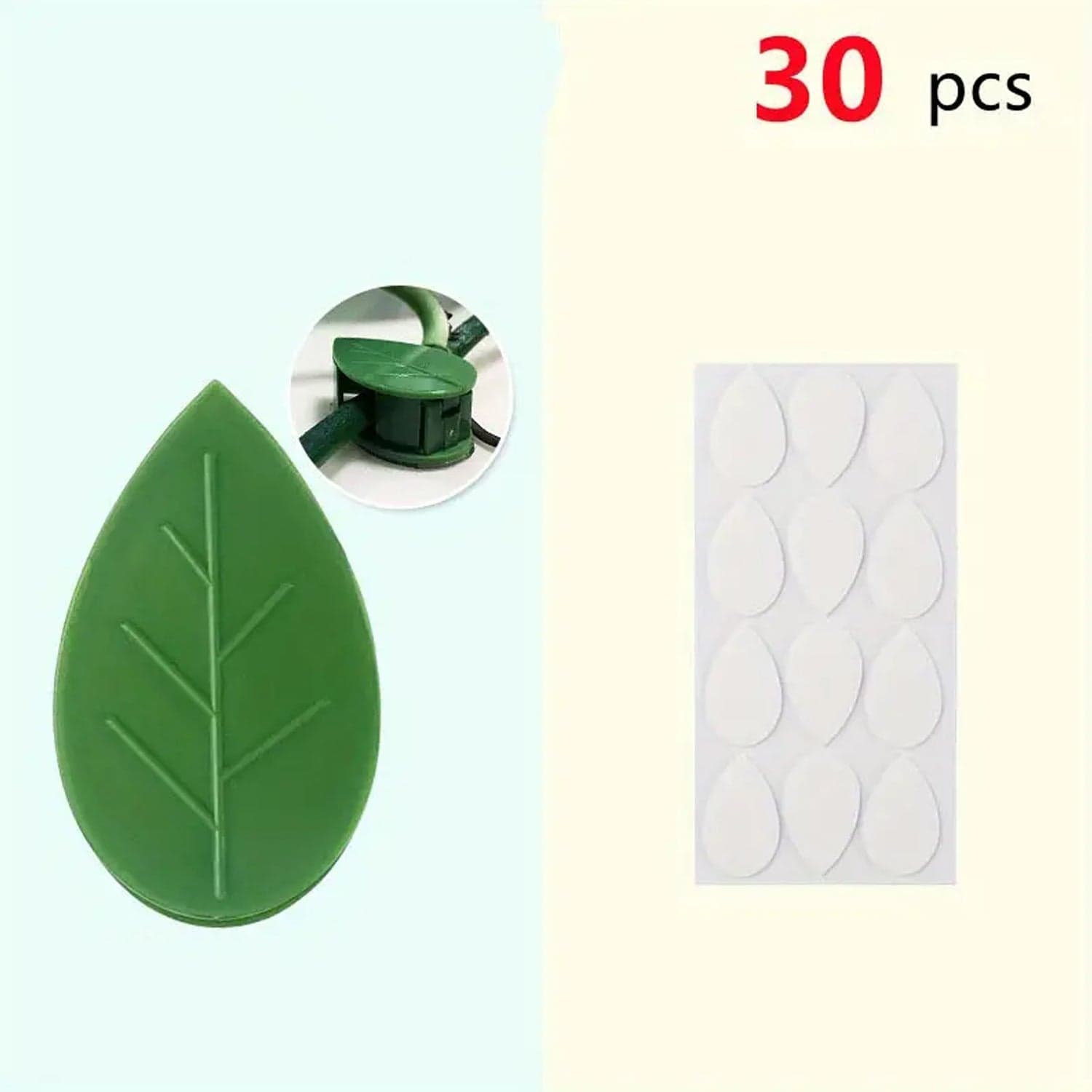 Plant Climbing Wall Fixture Clip Self-Adhesive Hook Vines (30 Pcs Set) thumbnail 7