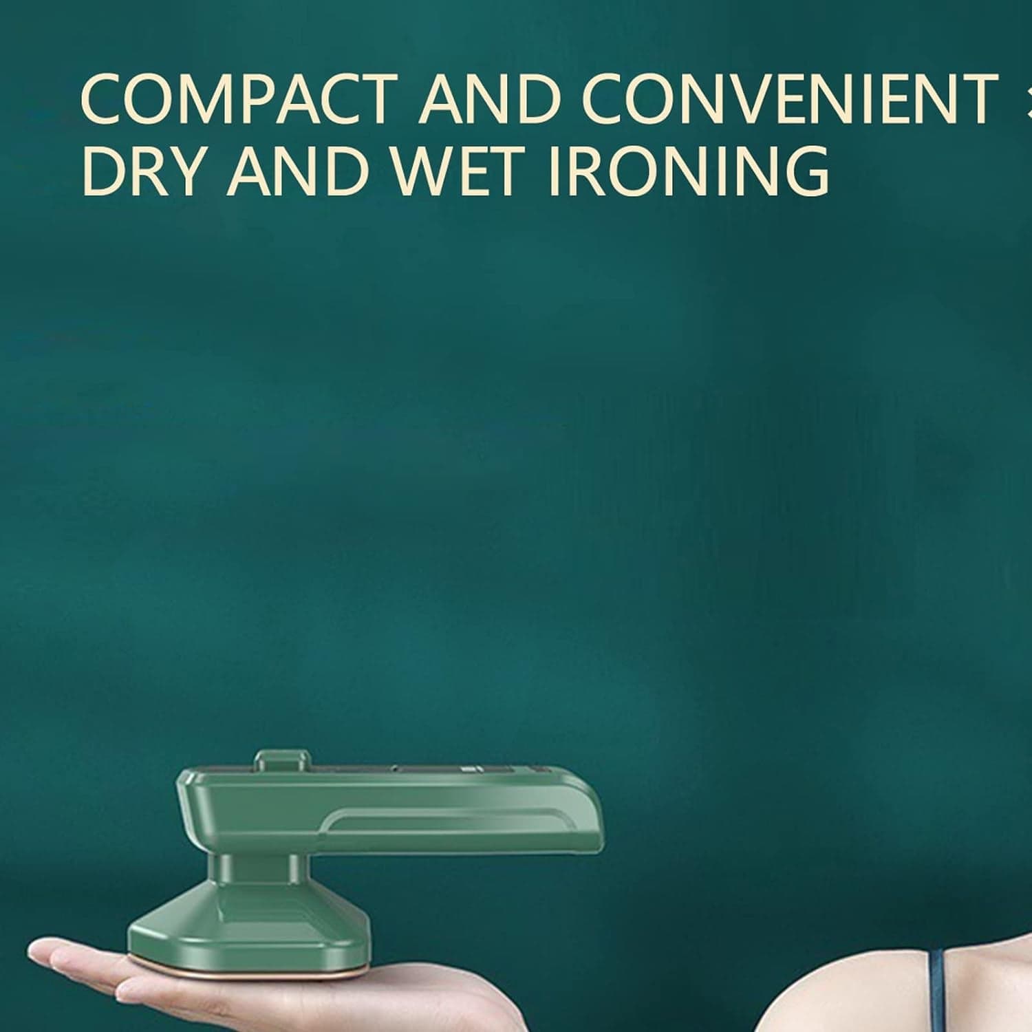 Mini Steamer & Iron: 2-in-1 Portable Travel Friendly thumbnail 10