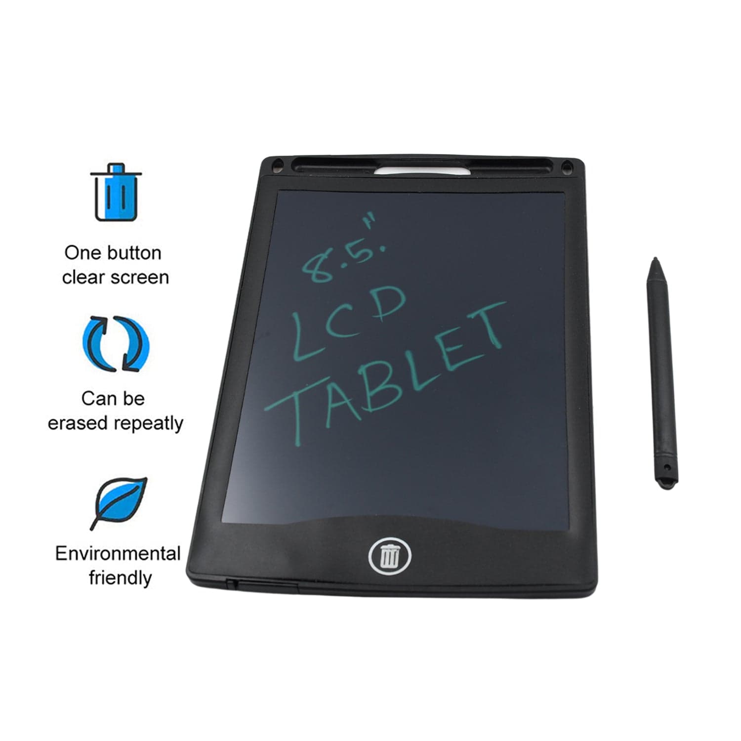 PORTABLE LCD WRITING TABLET PAPERLESS MEMO DIGITAL TABLET PAD (8.5 inch) thumbnail 1
