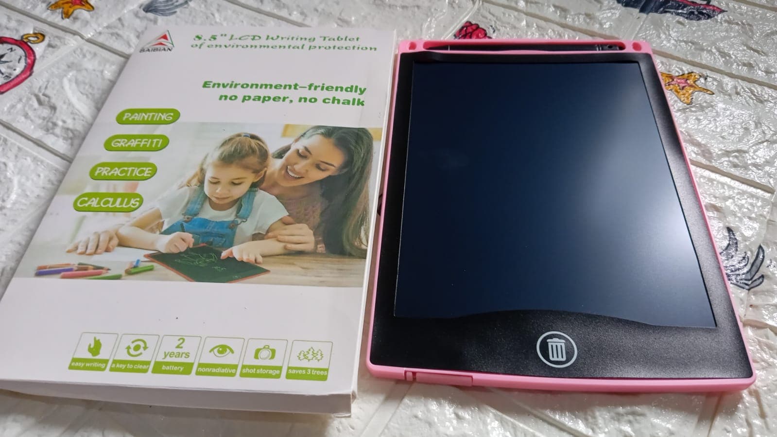 PORTABLE LCD WRITING TABLET PAPERLESS MEMO DIGITAL TABLET PAD (8.5 inch) thumbnail 6