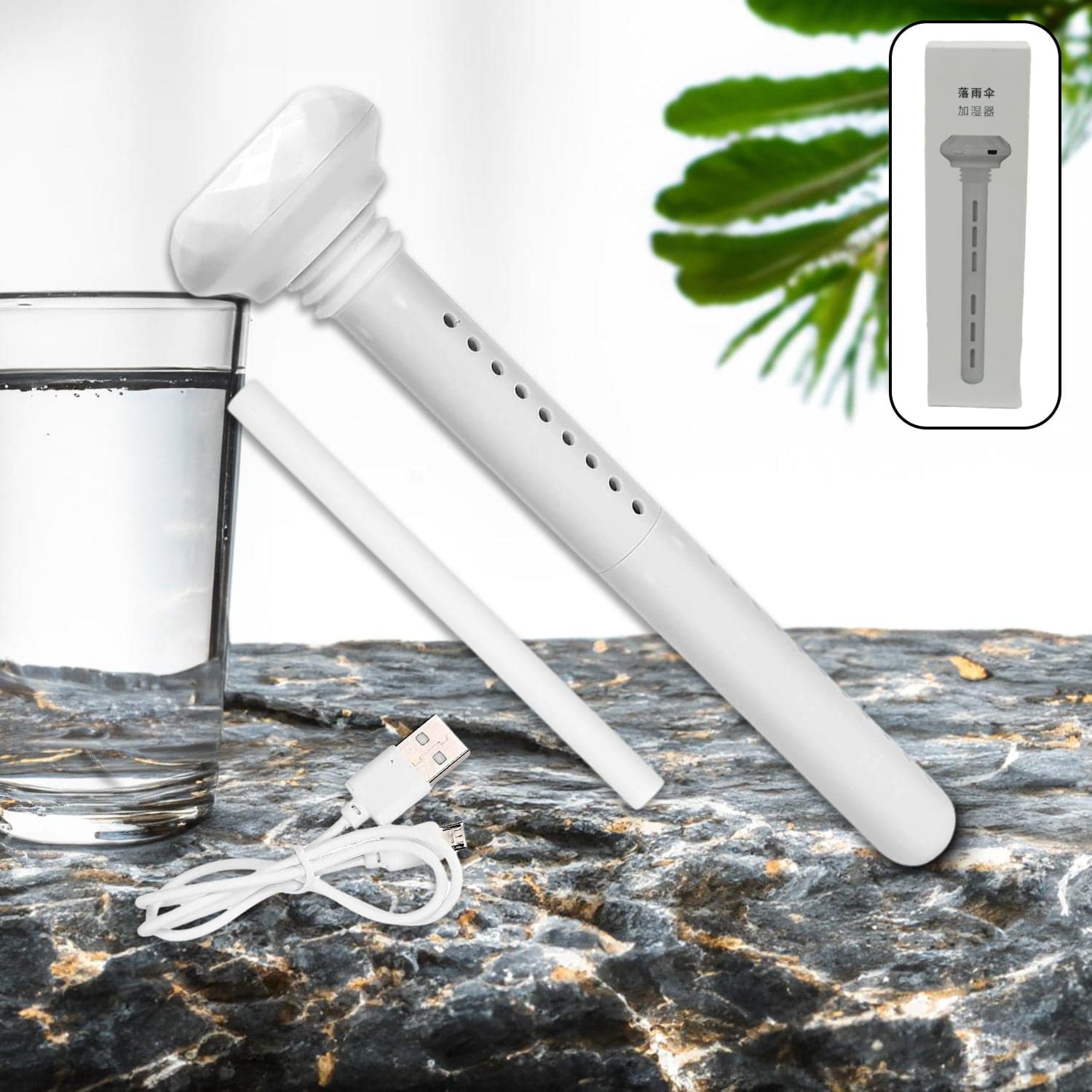 Mini Portable USB Humidifier of Quiet Cool Mist for Car, Home, Office, Travel (1 Pc) thumbnail 1