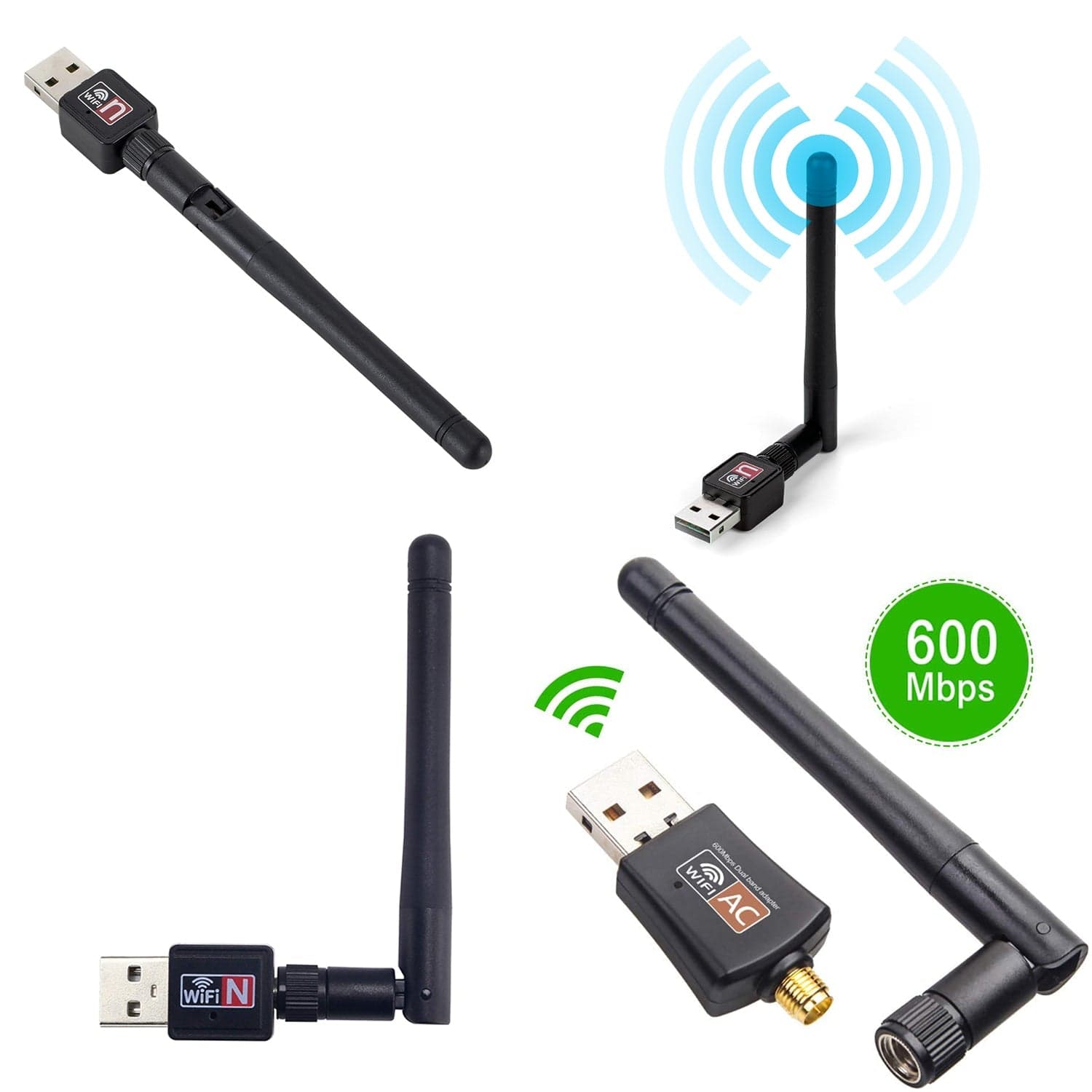 USB Wifi Receiver used in all kinds of household and official places for daily use of internet purposes by types of people etc. thumbnail 4
