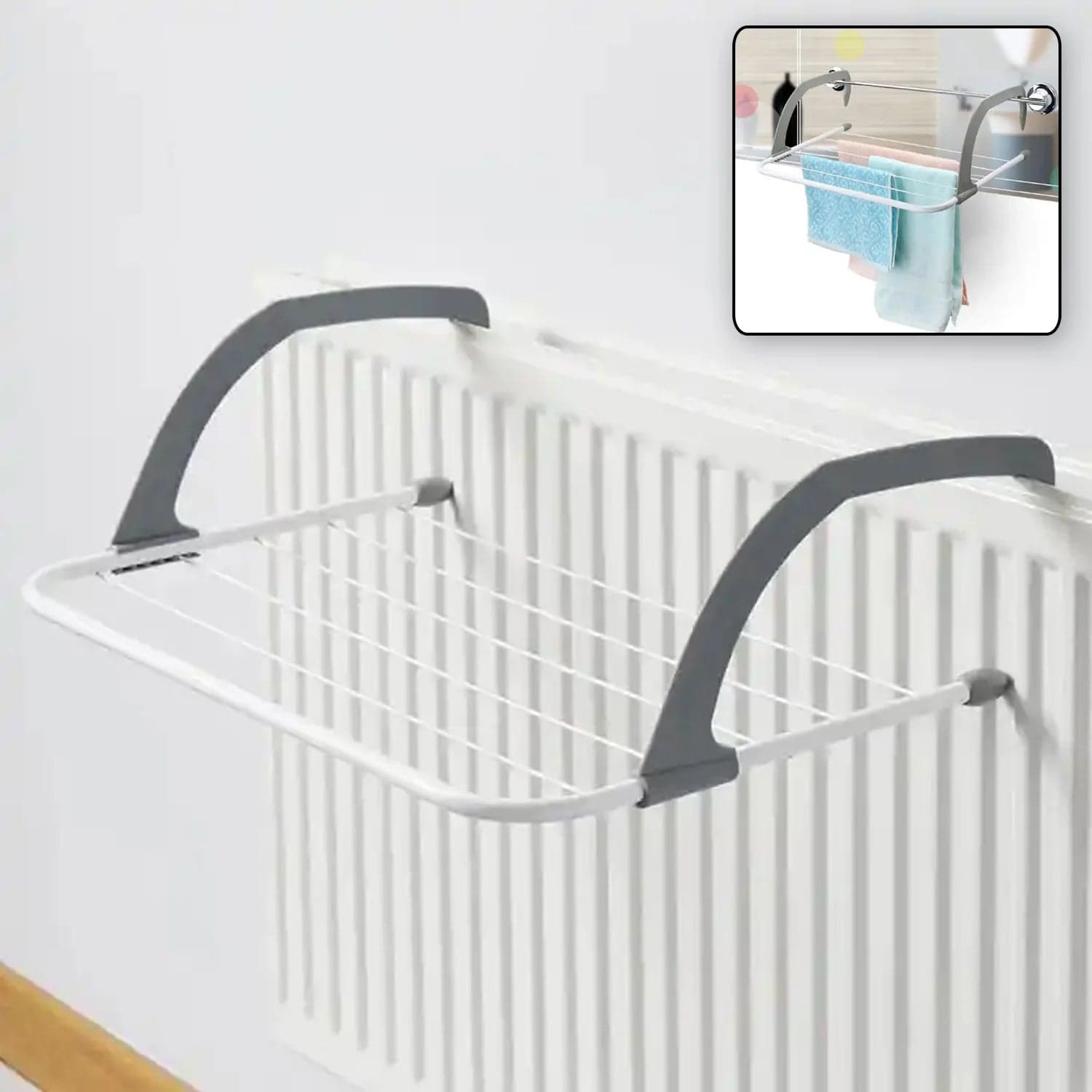 Metal Steel Folding Drying Rack For Clothes Balcony Laundry Hanger For Small Clothes Drying Hanger Metal Clothes Drying Stand thumbnail 4