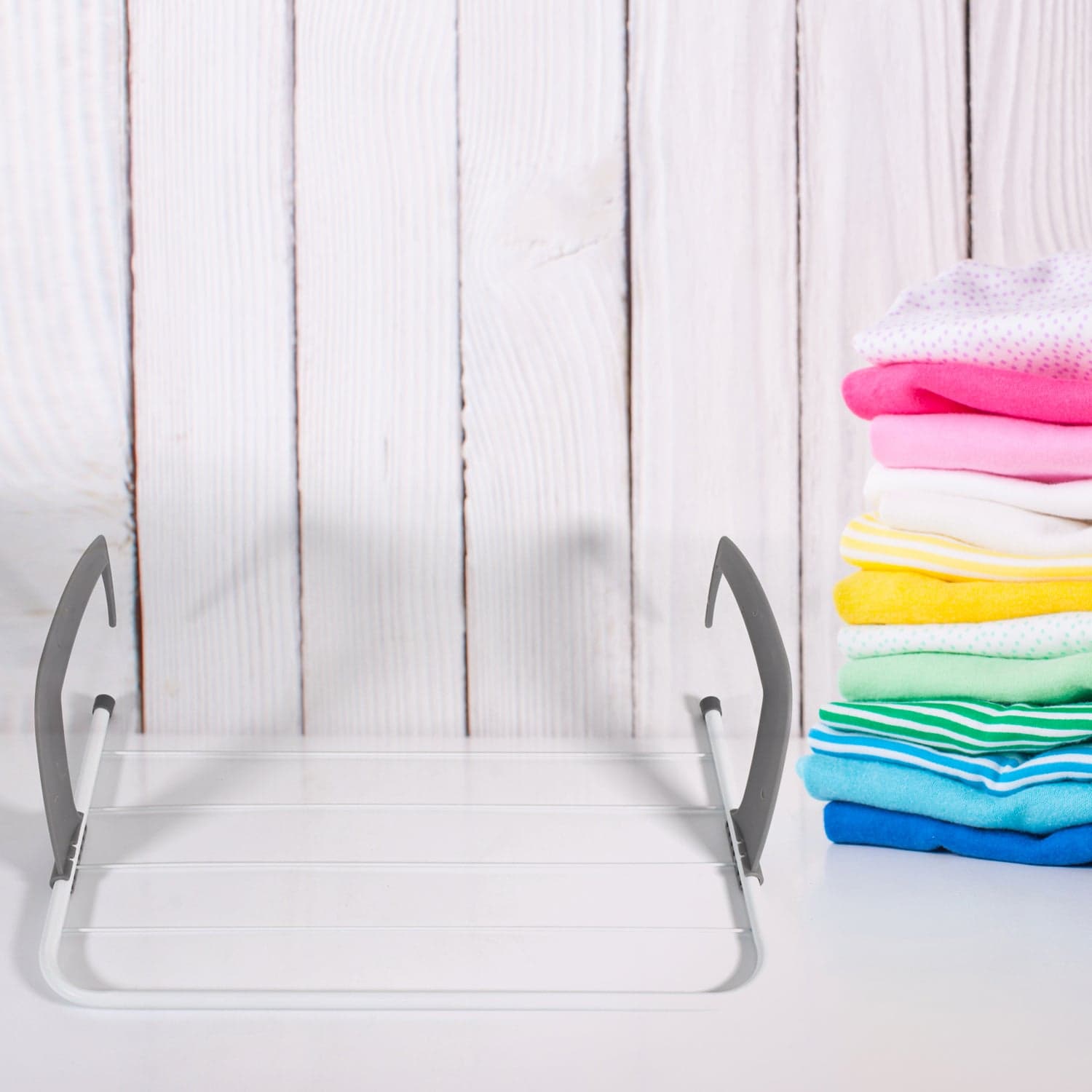 Metal Steel Folding Drying Rack For Clothes Balcony Laundry Hanger For Small Clothes Drying Hanger Metal Clothes Drying Stand thumbnail 7