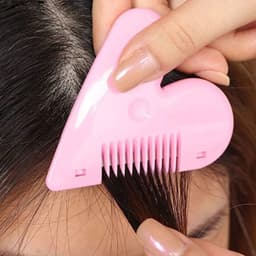 Heart Shape Baby Hair Scissors - Lightweight Stainless Steel Thinning Shears For Girls