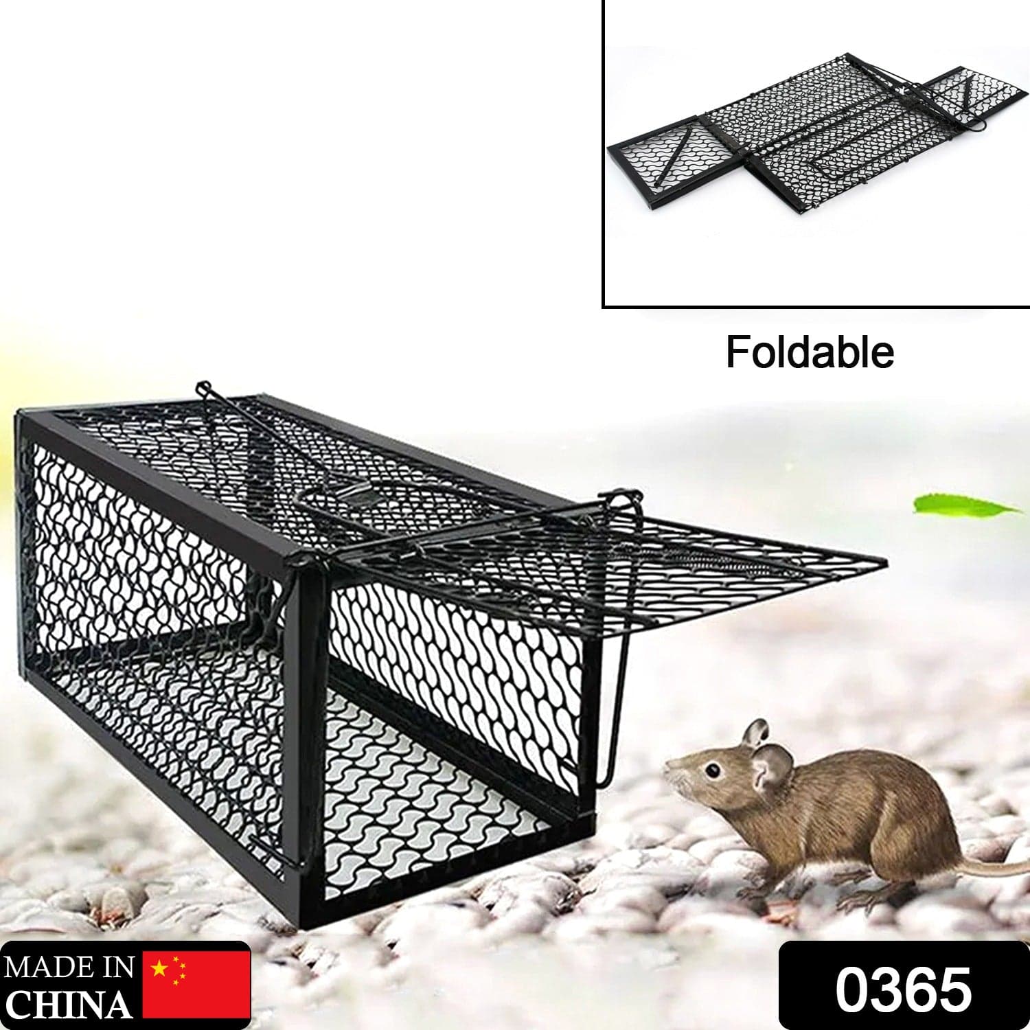 Foldable Live Mouse Trap Of Easy Catch & Release Cage For Mice thumbnail 2