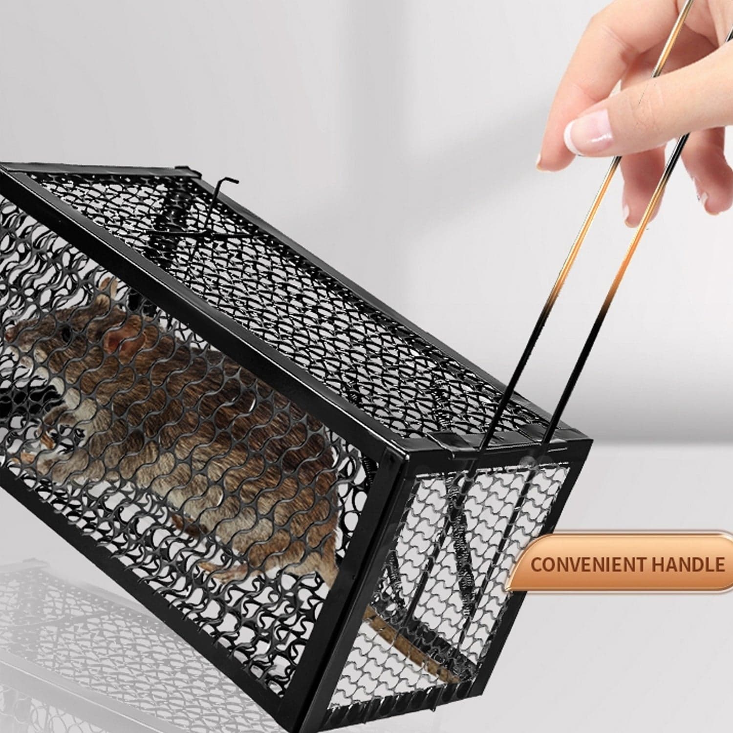 Foldable Live Mouse Trap Of Easy Catch & Release Cage For Mice thumbnail 3