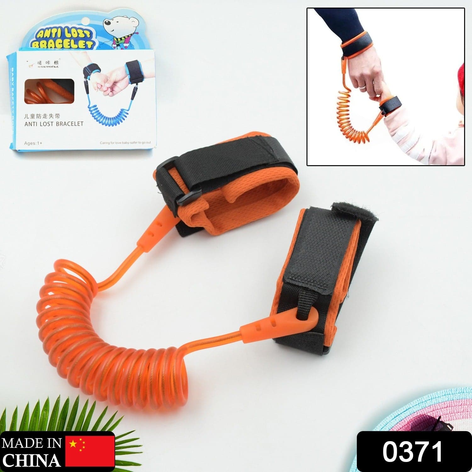Baby Safety Rope Anti Lost Safety Wrist Bracelet For Baby Child thumbnail 3