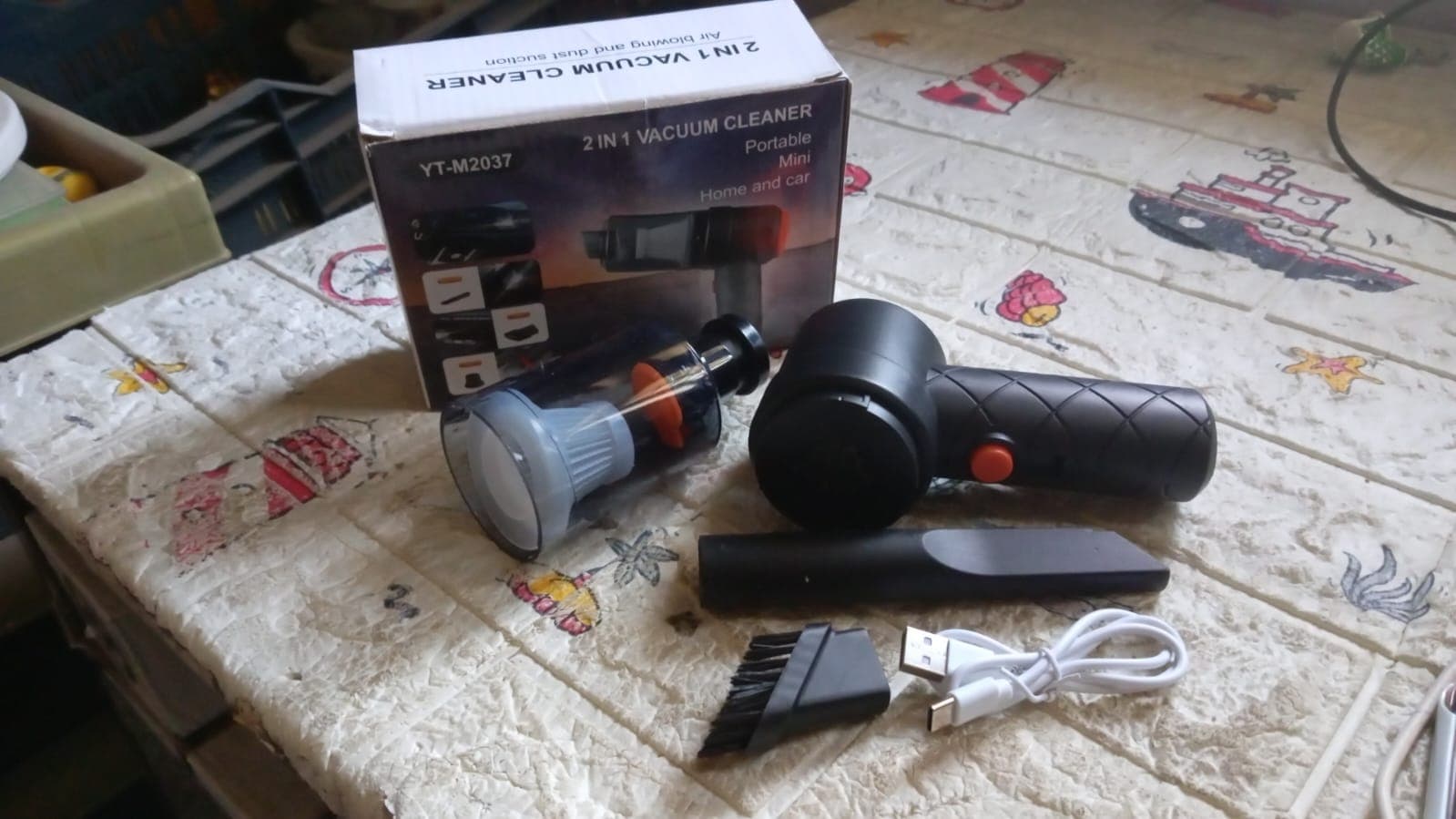 Vacuum Cleaner Dust Collection 2 in 1 Car Vacuum Cleaner thumbnail 8