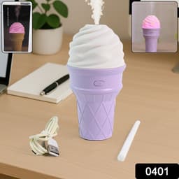 0401 Ice Cream Shape Humidifier Purple