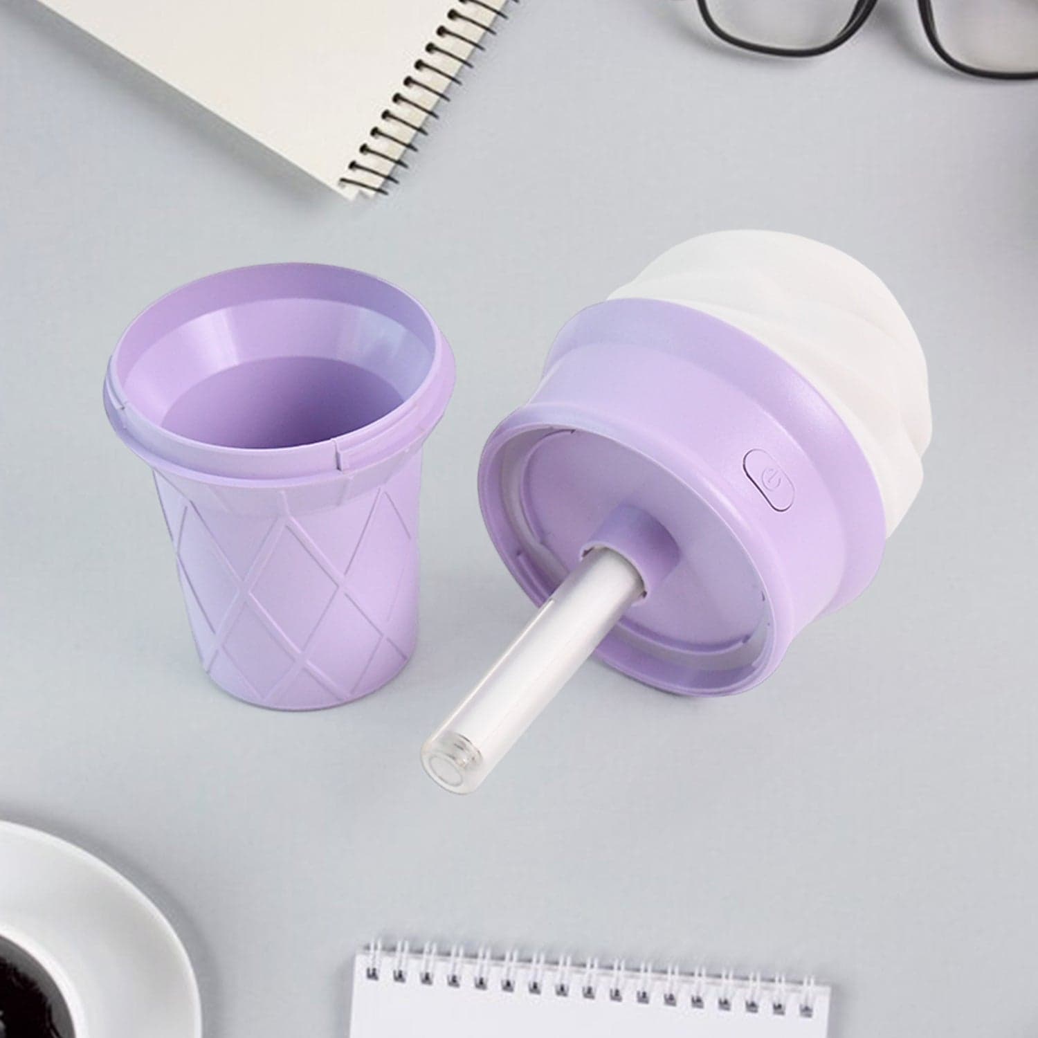 0401 Ice Cream Shape Humidifier Purple thumbnail 2