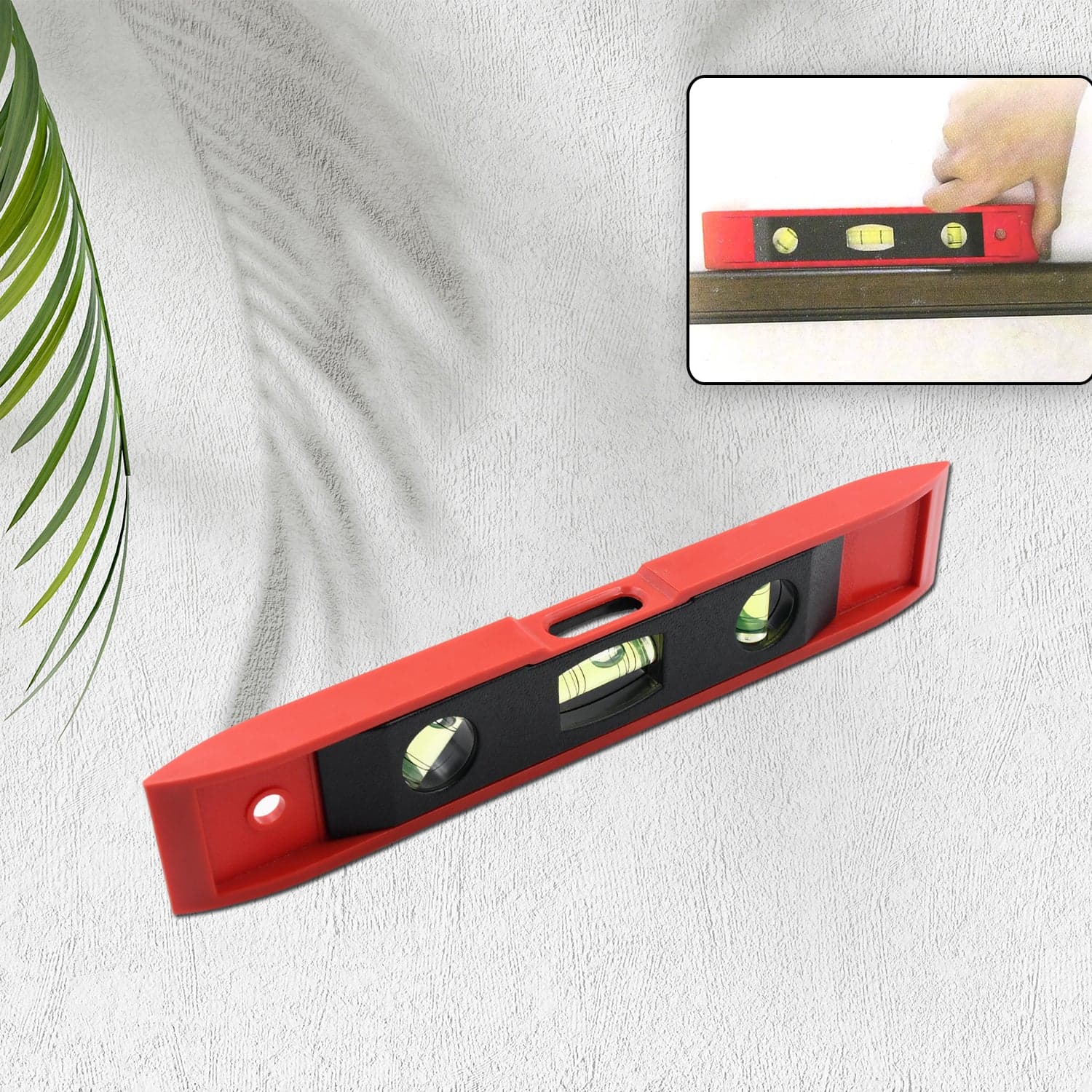 3 Bubble Mini Spirit Level Plastic Torpedo Carpenter's Spirit Level Measurement tools thumbnail 1