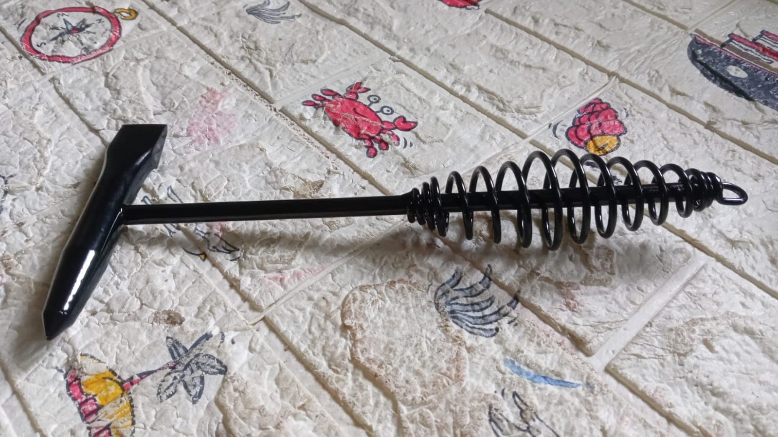 Welding Slag Removal Hammer with Coil Spring Handle | Heavy Duty Chipping Tool for Slag & Spatter Cleaning (1 Pc) thumbnail 12