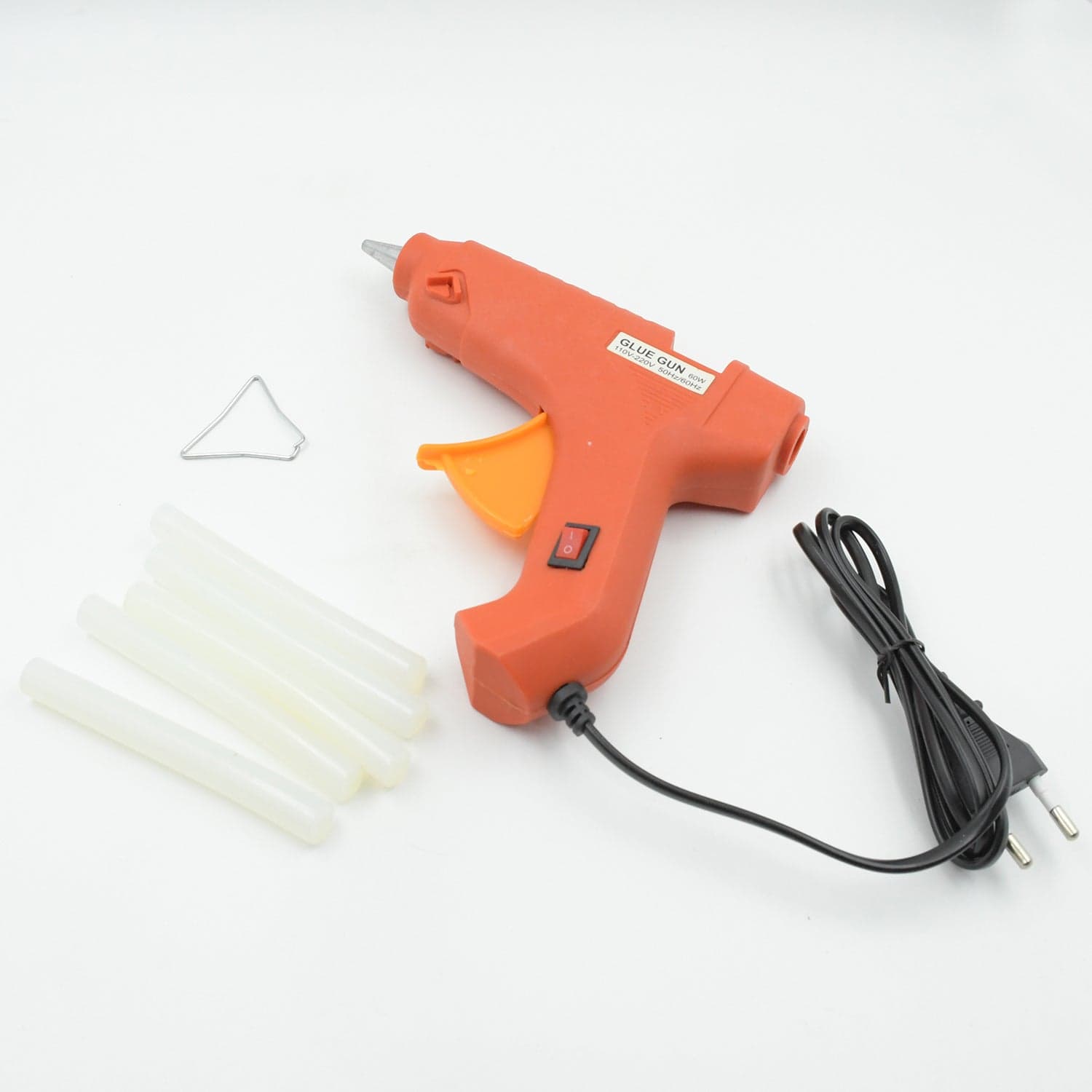 Professional 60 Watt Hot Melt Glue Gun with 5 Glue Sticks & On/Off Switch thumbnail 5