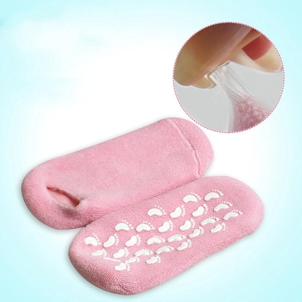 Silicone Moisturizing Feet Socks Gel 1 Pair thumbnail 2